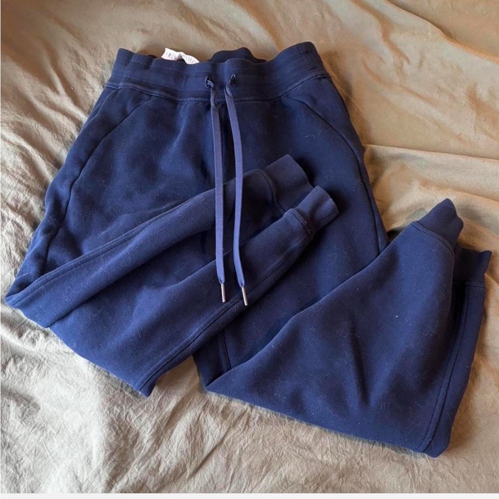 lululemon navy scuba joggers size 6